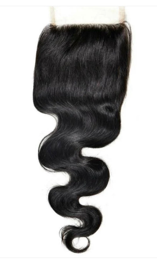 4×4 Transparent Lace Body Wave Closures