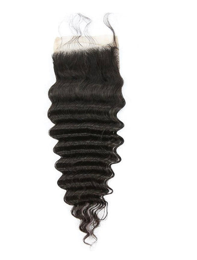 4x4 Transparent Deep Wave| Curly Closures