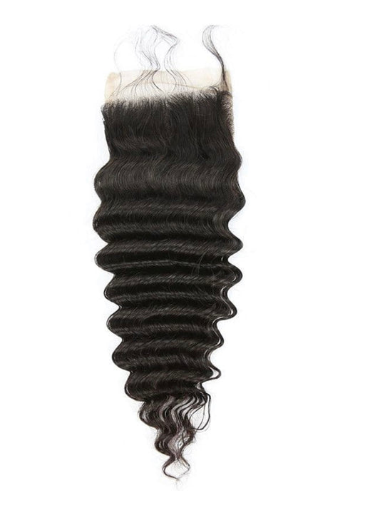4x4 Transparent Deep Wave| Curly Closures