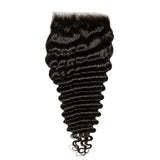 7×7 Transparent Lace Closure Deep Wave| Curly