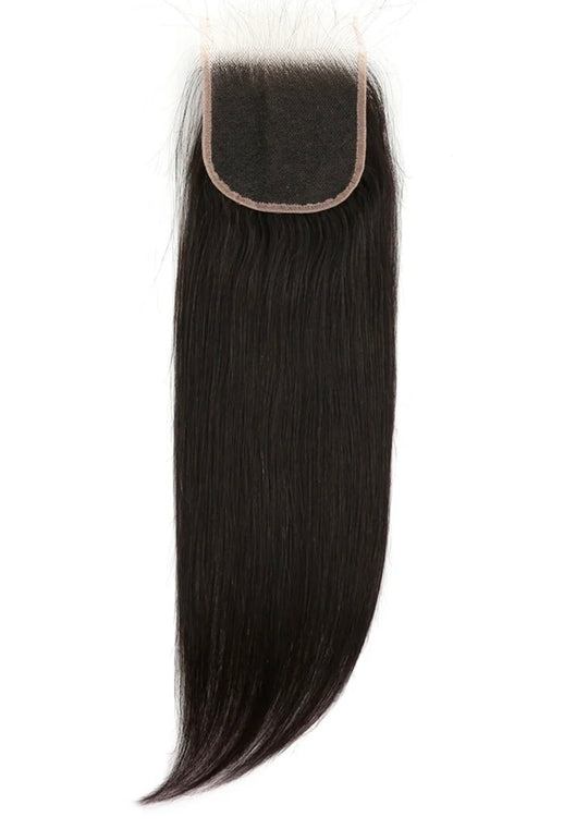4×4 Transparent Lace Straight Closure